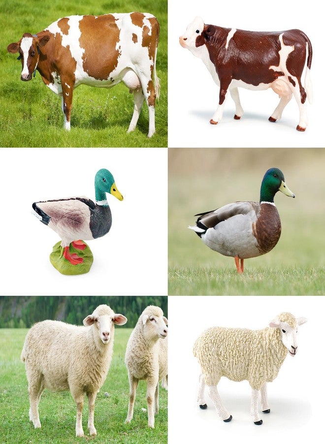 EOIVSH 15pcs Farm Animal Toys for 3 4 5 6 7 Years Old Toddlers Girls Boys, Plastic Toy Farm Animal Figurines Playset with Cow Horse Dog Cat and etc, Educational Learning Toys & Birthday Easter Gifts - Image 3